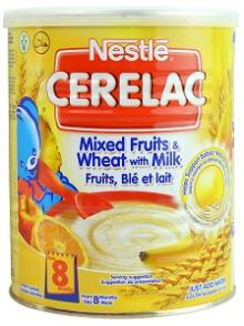 Nestle Cerelac Rice with Milk 400gr Tin.