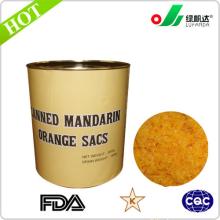 Manufacture canned mandarin orange sacs/pulp/cell