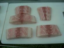 Frozen cobia portion