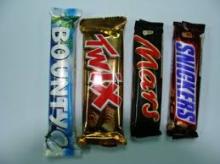 Bounty &Twix & Mars & Snickers & M&M & Milky