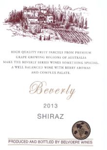 2013 BEVERLY SHIRAZ