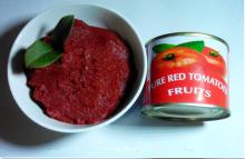 Chinese food canned tomato paste 28-30%brix double concentration