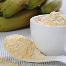 Natural banana powder flavors
