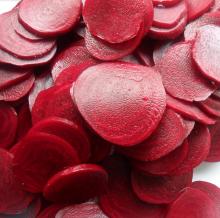 Canned beetroot sliced