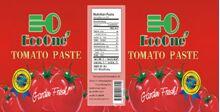 Canned tomato paste