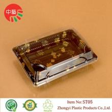 blister disposable plastic  sushi   tray  with lid