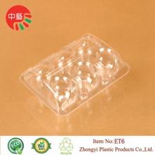 clear  plastic   clamshell  egg packaging cartons box