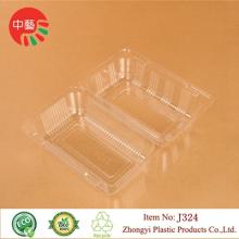 clear blister plastic food container with lid