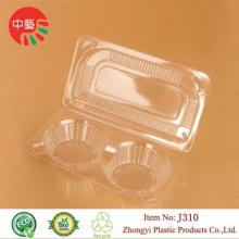 clear disposable clamshell packaging plastic food container