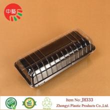 disposable plastic cake container packaging with lid