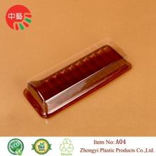 clear round packaging plastic disposable food tray