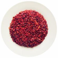 Dried red bell pepper granules