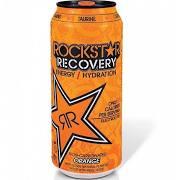 Rockstar Recovery Orange Energy Drink 16 Oz Cans - Pack of 24