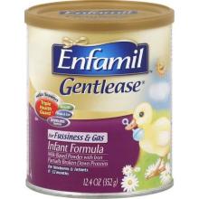  Enfamil  Gentlease Infant Formula for Fussiness & Gas, Powder, 0-12 Months - 12.4 oz can
