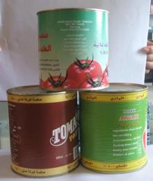 Chinese canned food to West Africa tomato paste 800g