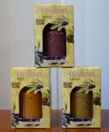 Olive Green, Black, Flavored, Spicy Paste
