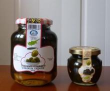 Traditional Cypriot Sweets - green olives in syrup