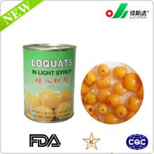 Manufacture of canned loquats in l.s