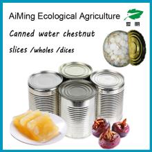 227g/567g/3005g packing Water Chestnut slices in Can packing