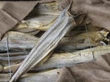 Stock dried fish cods slice(himetara) for sale