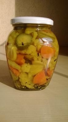 canned mixed vegetables in glass jar 720ml/vegetaran canned food