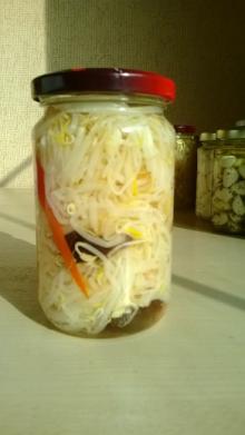 canned Mung bean sprout and other vegetables