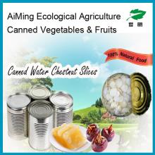 2015 new season Water Chestnut slices tin packing