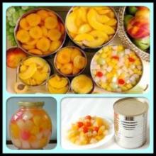 canned fruit cocktail mixed fruits peach/pear/pineapple/grape/cherry/papaya/coco nut/banana