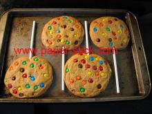 cookie pop stick paper stick