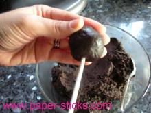 chocolate cake stick