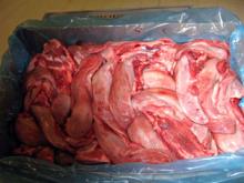 Frozen Pork Tongues  Swiss  Cut