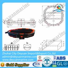 100 Person sailing Inflatable Life raft