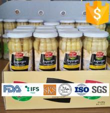new crop canned  white   asparagus  whole spear in glass  jar  canned vegetables