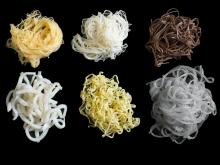 noodles,pasta,Lo Mein,Yaka Mien,La Mien,Misua,Chow Mein,Mee Pok,Wonton Noodles,Udon,Ramen,Soba,N