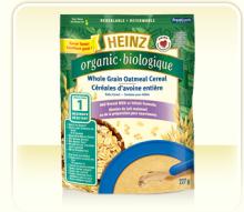 Heinz Baby Food Wholesale -Organic Multigrain Cereal with Fruit