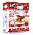 BABY KING Apple, Rice and Milk Baby Cereal (Arabic Labeling Available)