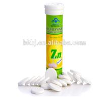 high quality Zinc Gluconate Effervescent Tablet for child and adult the biggest GMP factory in China