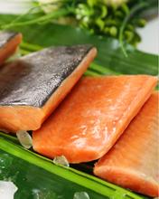 frozen salmon fillet
