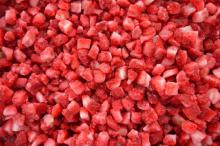 frozen/IQF strawberry diced