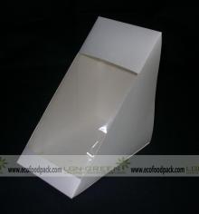 sandwich box, sandwich container, sandwich wedge