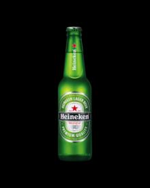 Heineken Lager Stubbies 330mL Bottle