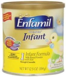 Premium Infant Enfamil Formula, Milk-Based Powder with Iron, 1 Through 12 Months, 12.5 oz (354 g)