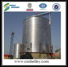 Galvanized grain storage flat steel silo bin
