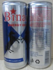 Carbonated Energy Drink, In Slim  Aluminum  Can