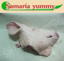 Frozen pork head from Russia