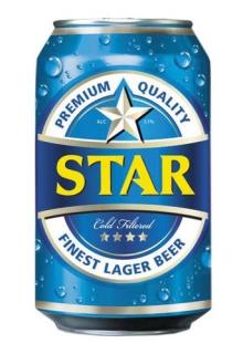 Star larger beer 33cl x1can Wholesale
