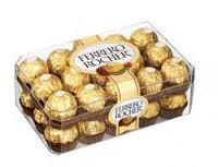 Ferrero Rocher, kinder joy/surprise, mon cheri