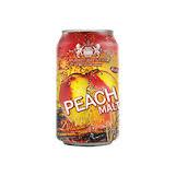 Peach Malt Drink -  non   alcoholic   beverage 