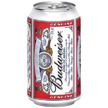 CAN Budweiser beer