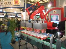 Automatic Robotic Palletizer for Cases Stacking Carton